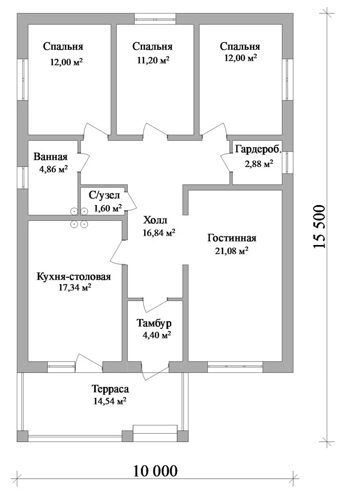 Изображение проекта B-057 из каталога, 2