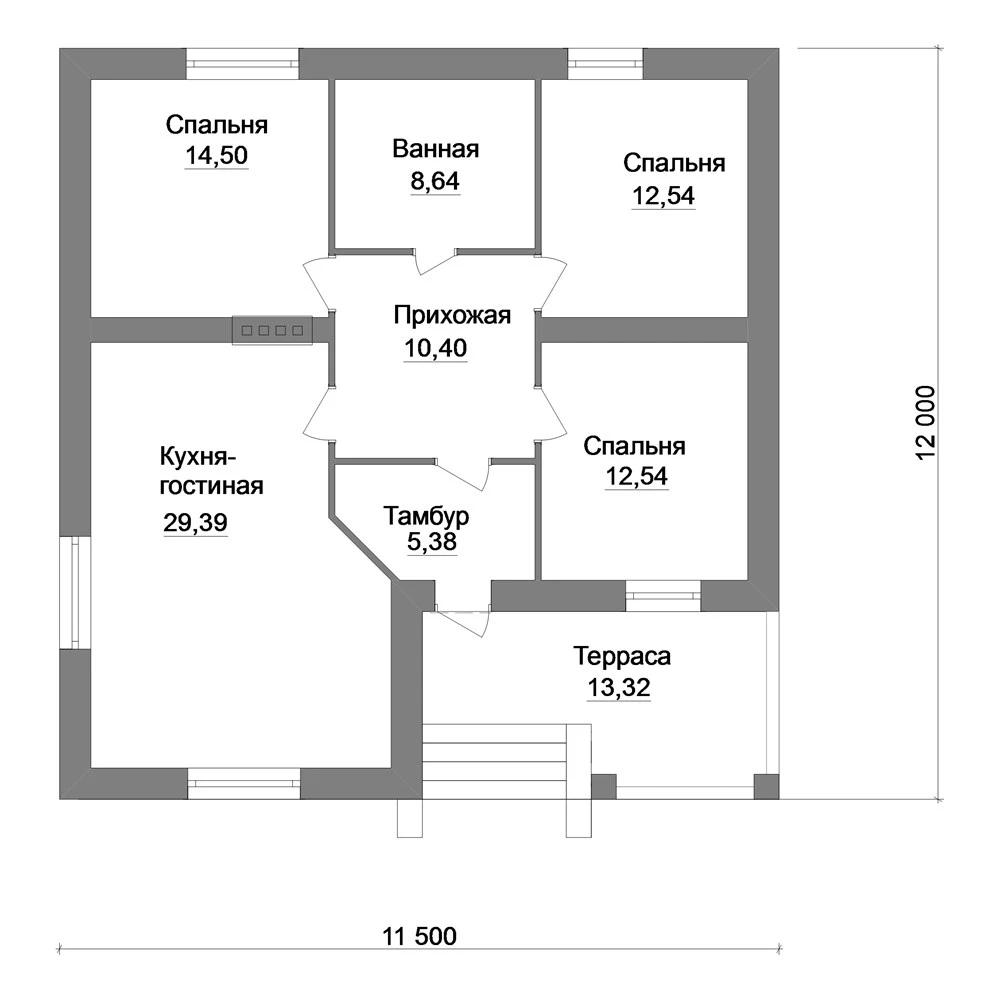 Изображение проекта B-158 из каталога, 2