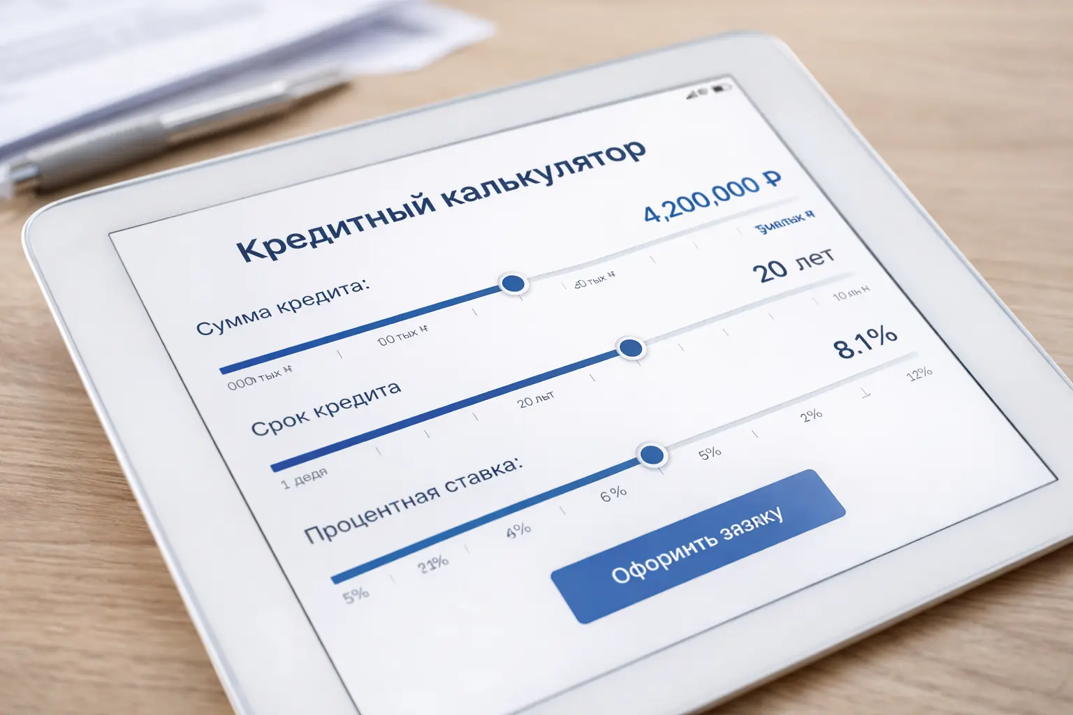 Ипотечный калькулятор